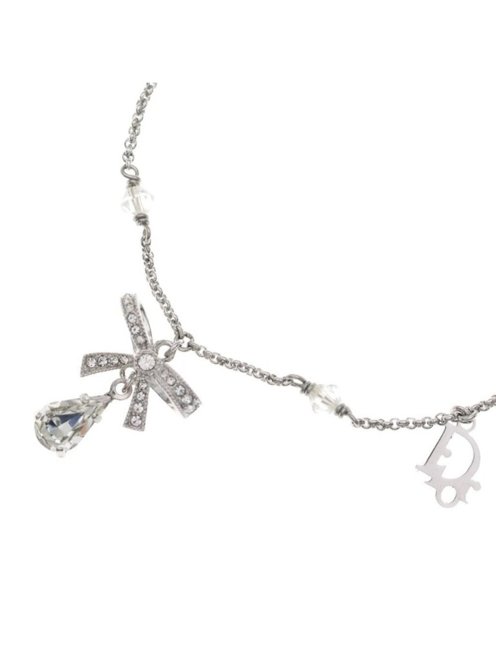 Dior Bijou Necklace Ribbon Motif